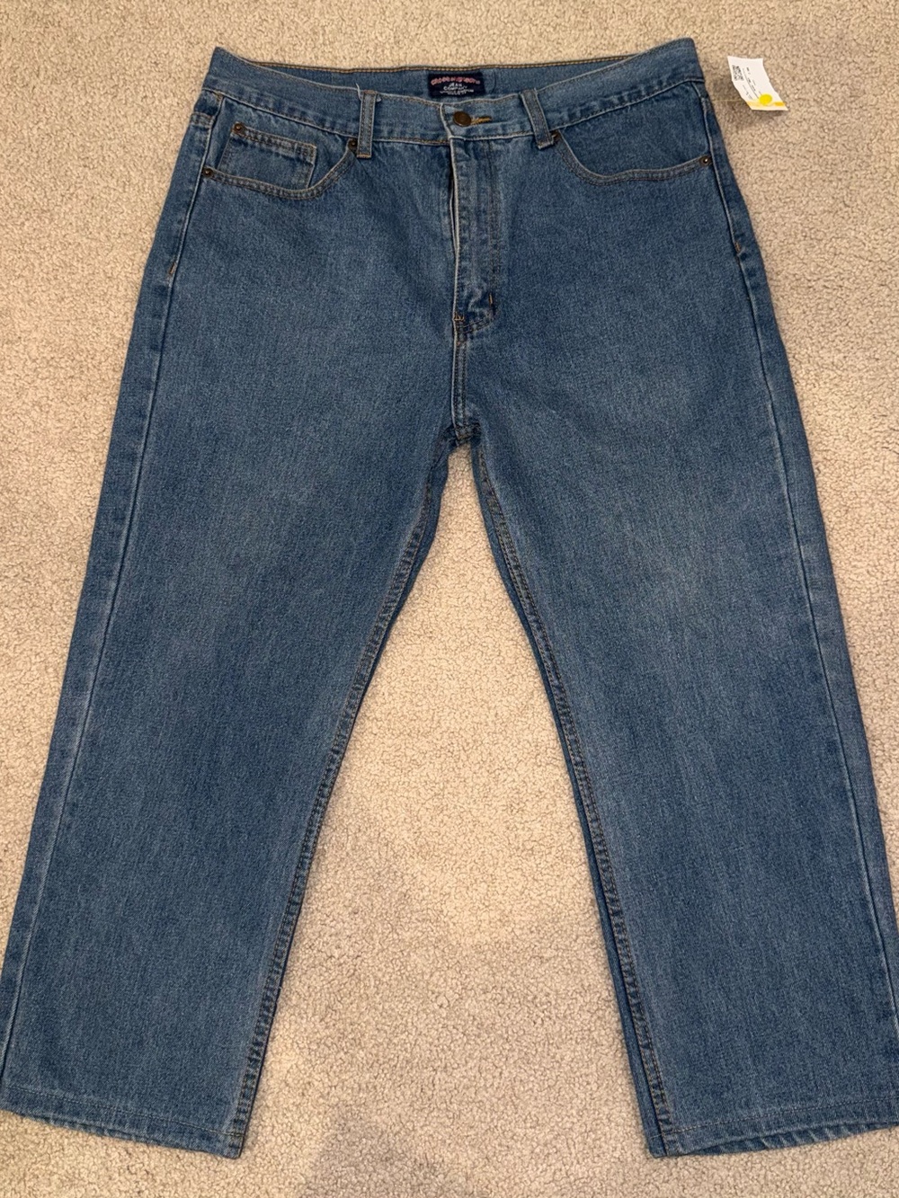Men's Straight Fit Denim Jeans in Blue